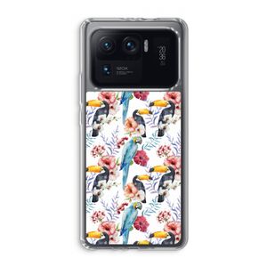 Bloemen tukan: Xiaomi Mi 11 Ultra Transparant Hoesje