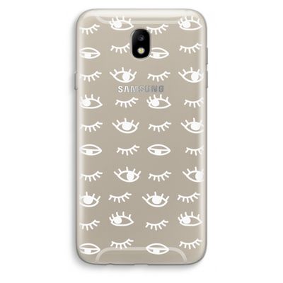 Eye pattern #3: Samsung Galaxy J7 (2017) Transparant Hoesje