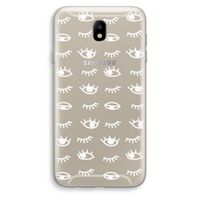 Eye pattern #3: Samsung Galaxy J7 (2017) Transparant Hoesje