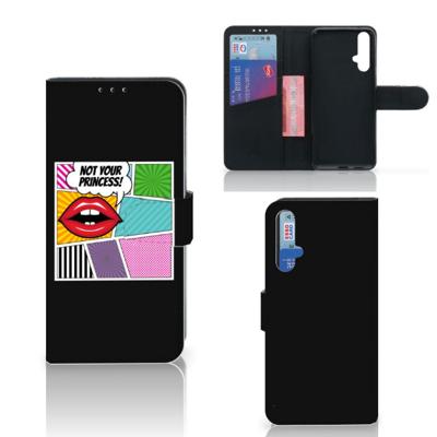 Honor 20 Wallet Case met Pasjes Popart Princess Honor 20 Wallet Case met Pasjes Popart Princess