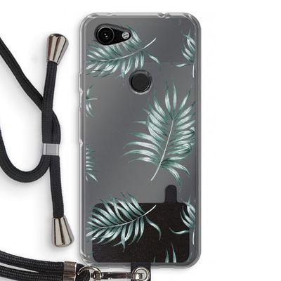 Simple leaves: Pixel 3a Transparant Hoesje met koord