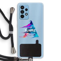 Abstract Spectrum: Samsung Galaxy A52 Transparant Hoesje met koord