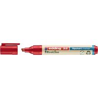 Edding 32 EcoLine markeerstift 1 stuk(s) Beitelvormige punt Rood