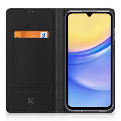 Samsung Galaxy A15 | Hoesje met Magneet | Army Dark