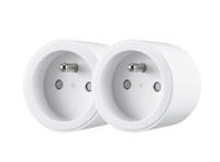 Qnect Slimme Wifi Stekker - Set van 2 - Wit Qnect Slimme Wifi Stekker - Set van 2 - Wit