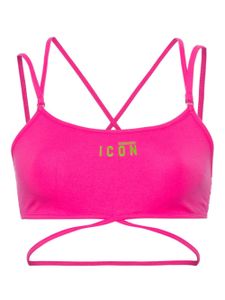 DSQUARED2 brassière de sport Icon - Rose