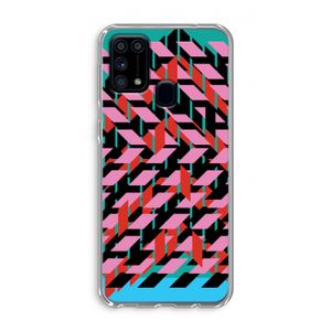 Skew Blush 2: Samsung Galaxy M31 Transparant Hoesje