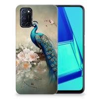 TPU Hoesje voor OPPO A52 | A72 Vintage Pauwen