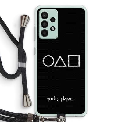 Squid Game: Samsung Galaxy A52s 5G Transparant Hoesje met koord