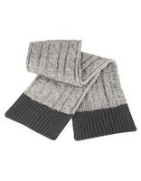 Result RC373 Shades of Grey Knitted Scarf