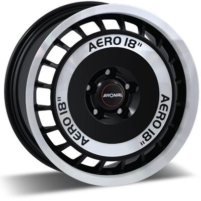 RONAL R50 AERO Zwart gepolijst RONAL R50 AERO Zwart gepolijst