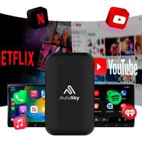 AutoSky AI Box Lite Plus 2.0 Draadloze CarPlay - Android Auto Dongle