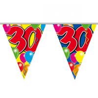 Leeftijd vlaggenlijn 30 jaar - 10 meter - feestartikelen - verjaardag Leeftijd vlaggenlijn 30 jaar - 10 meter - feestartikelen - verjaardag