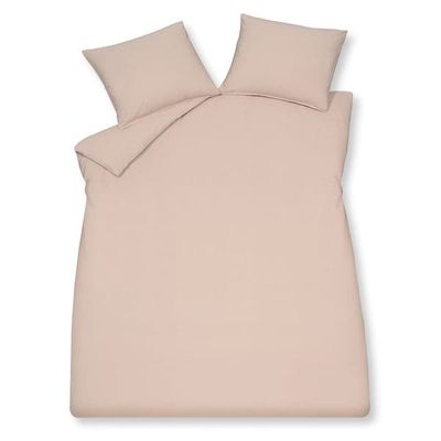 Vandyck Washed Cotton pale pink dekbedovertrek