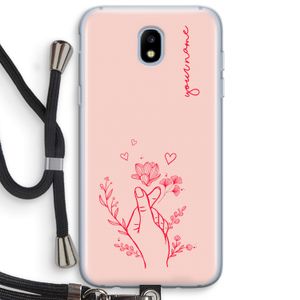 Giving Flowers: Samsung Galaxy J5 (2017) Transparant Hoesje met koord