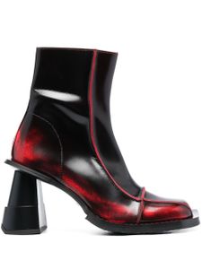 Henrik Vibskov Elle Driver Heel 100mm leather boots - Rouge