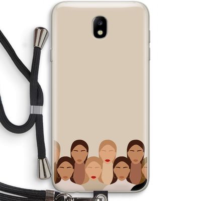 Girls girls girls: Samsung Galaxy J7 (2017) Transparant Hoesje met koord