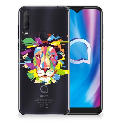 Alcatel 1S (2020) Telefoonhoesje met Naam Lion Color Alcatel 1S (2020) Telefoonhoesje met Naam Lion Color