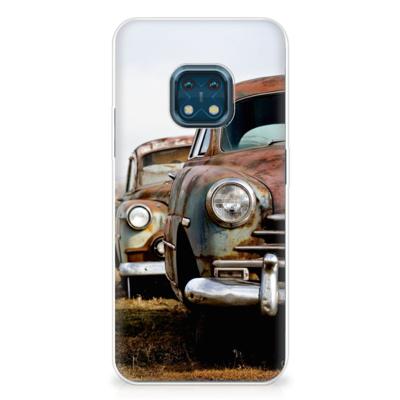 Nokia XR20 | Siliconen hoesje | met foto Vintage Auto