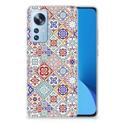 Xiaomi 12 | 12X | TPU | Siliconen hoesje | Tiles Color Xiaomi 12 | 12X | TPU | Siliconen hoesje | Tiles Color