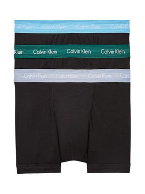 Calvin Klein - 3p Trunk - Cotton Stretch - M9F, Maat:S