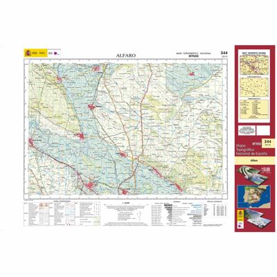 Topografische kaart 244 MT50 Alfaro | CNIG - Instituto Geográfico Nacional1