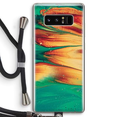 Green Inferno: Samsung Galaxy Note 8 Transparant Hoesje met koord