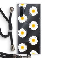Margrietjes: Samsung Galaxy Note 10 Plus Transparant Hoesje met koord