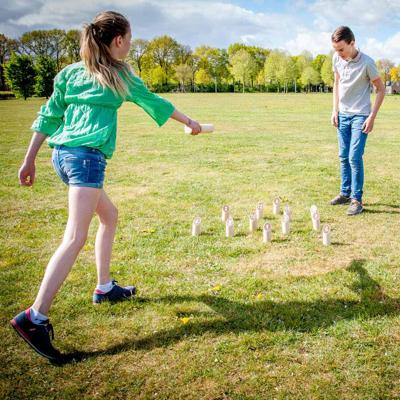 Kubb Number original rubber hout