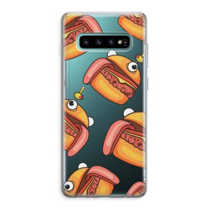 Hamburger: Samsung Galaxy S10 Plus Transparant Hoesje
