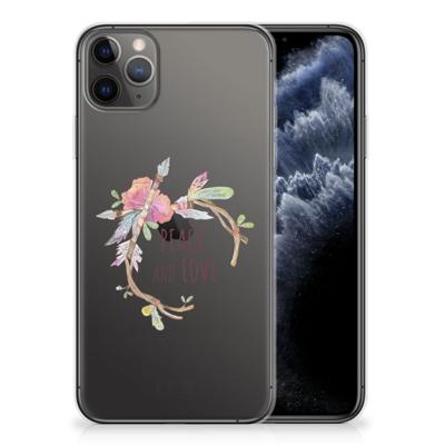 Apple iPhone 11 Pro Max Telefoonhoesje met Naam Boho Text Apple iPhone 11 Pro Max Telefoonhoesje met Naam Boho Text