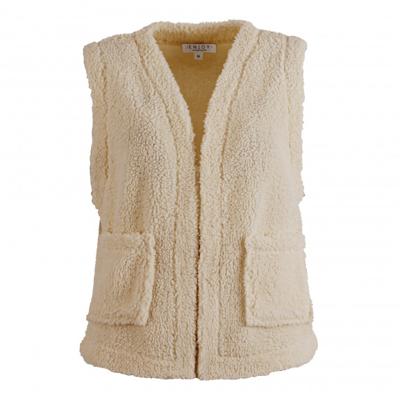 Enjoy - Beige | Dames | Gilet | Beige | L | regular | Kamst mode