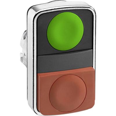 Schneider Electric ZB4BL7340 ZB4BL7340 Terugstelbaar (Ø) 22 mm Zonder markering Chroom 1 stuk(s)