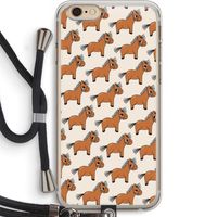 Pony: iPhone 6 PLUS / 6S PLUS Transparant Hoesje met koord