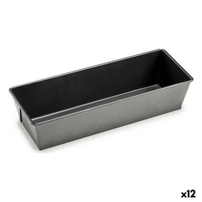 Vierkante mal Kinvara CK57348 CK57348 Donker grijs Metaal Koolstofstaal 11,5 x 7,7 x 31 cm (12 Stuks)