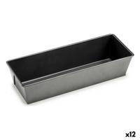 Vierkante mal Kinvara CK57348 CK57348 Donker grijs Metaal Koolstofstaal 11,5 x 7,7 x 31 cm (12 Stuks) Vierkante mal Kinvara CK57348 CK57348 Donker grijs Metaal Koolstofstaal 11,5 x 7,7 x 31 cm (12 Stuks)