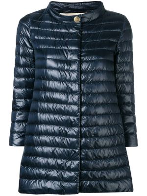 Herno doudoune à col cheminée - Bleu