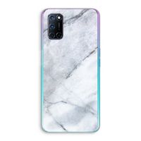 Witte marmer: Oppo A92 Transparant Hoesje