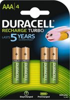 Duracell Batterij oplaadbaar AAA / HR03 NimH 1.2V 750 mAh (4 stuks) - thumbnail