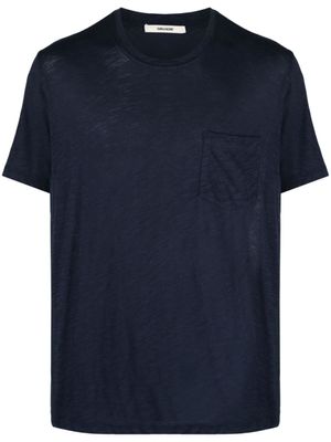 Zadig&Voltaire t-shirt Stockholm en coton - Bleu