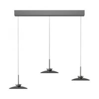 Neuhaus PURE Hanglamp Moon 3 lichts L 140 cm comfortlift donker grijs