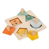 Small Foot - houten vormen montessori puzzel fsc