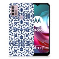Motorola Moto G30 | G10 | TPU Case | Flower Blue