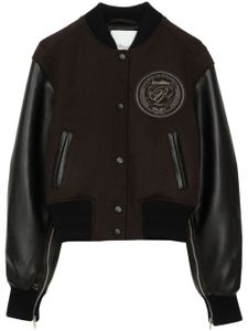 3.1 Phillip Lim veste bomber à patch logo - Marron