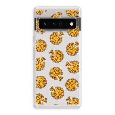 You Had Me At Pizza: Google Pixel 6 Pro Transparant Hoesje