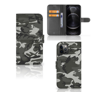 Apple iPhone 12 Pro Max Telefoon Hoesje Army Light