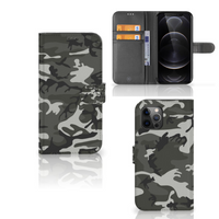 Apple iPhone 12 Pro Max Telefoon Hoesje Army Light