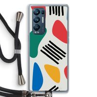Illustratieve pop 1: Oppo Find X3 Neo Transparant Hoesje met koord
