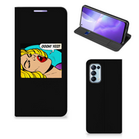 OPPO Find X3 Lite Hippe Standcase Popart Oh Yes