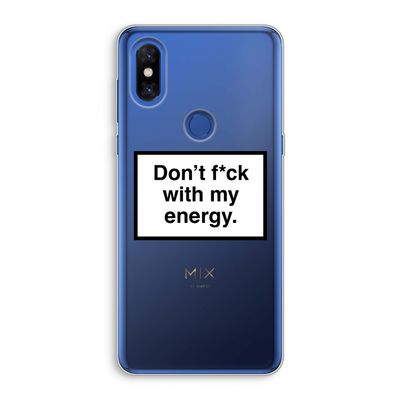 My energy: Xiaomi Mi Mix 3 Transparant Hoesje